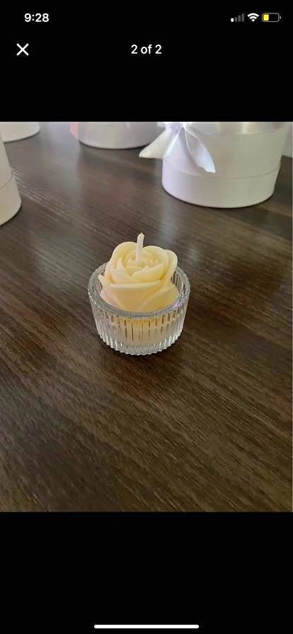 Rose Soy Candle 🕯️ Perfect for Bridal Showers, Baby Showers