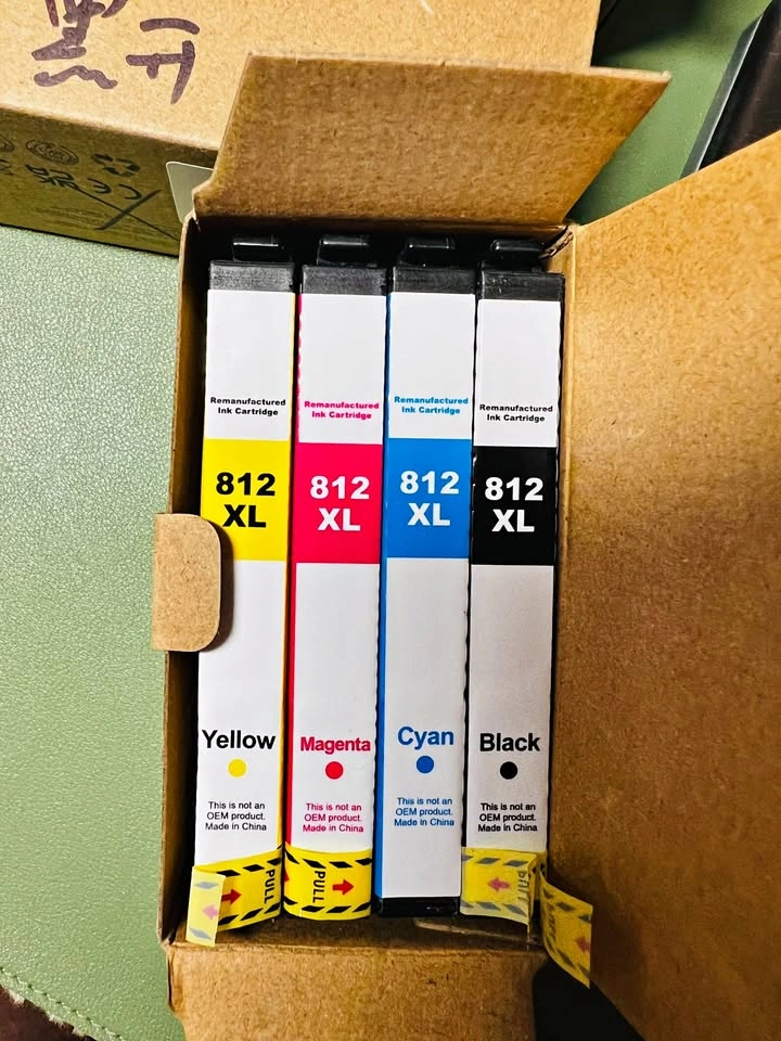 Remanufactured Ink Cartridges 812 XL 4-Pack