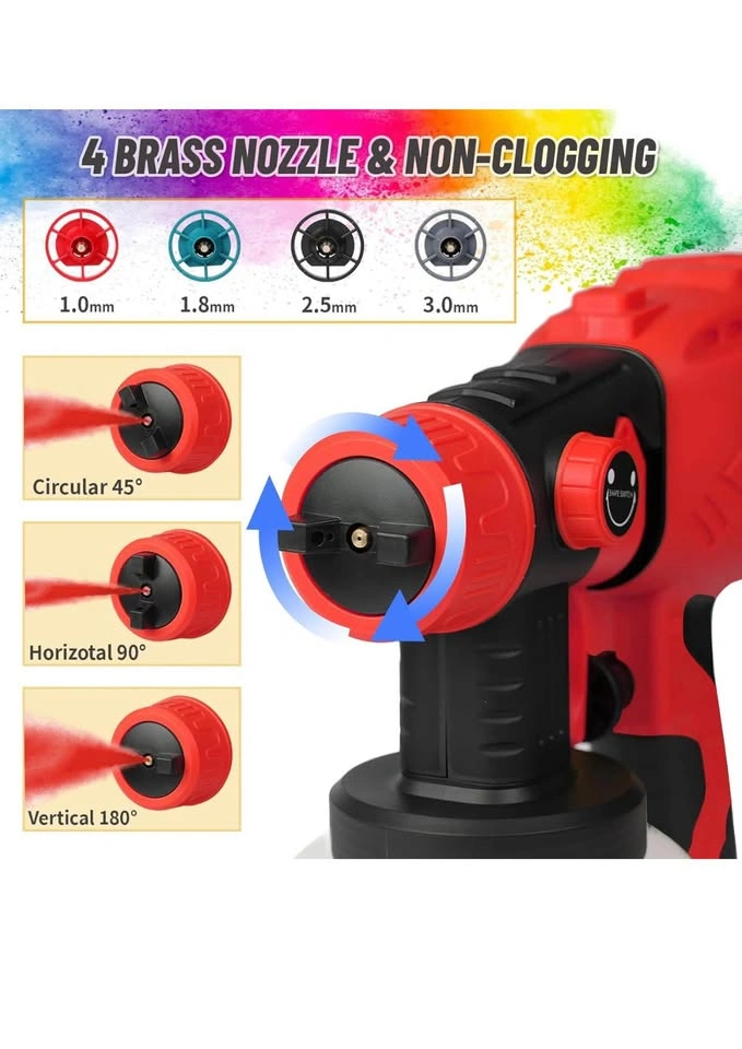 Milwaukee M18 Compatible Spray Gun w/ 4 Brass Nozzles - photo 3
