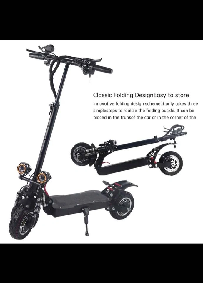 2400W Dual Motor Electric Scooter - 45km/h - Excellent Condition - photo 3