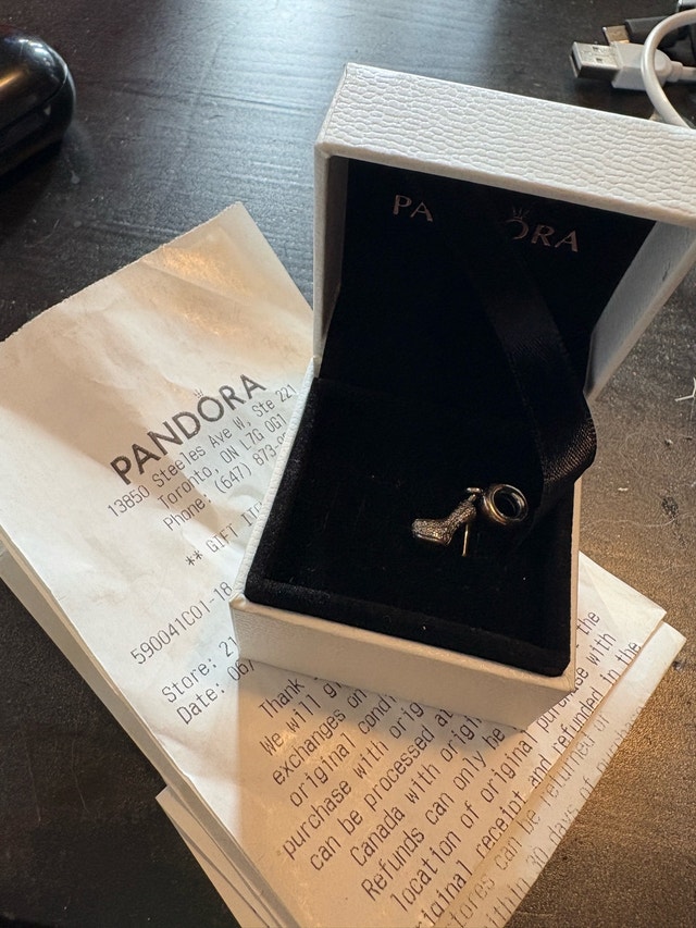 Pandora Heel Charm