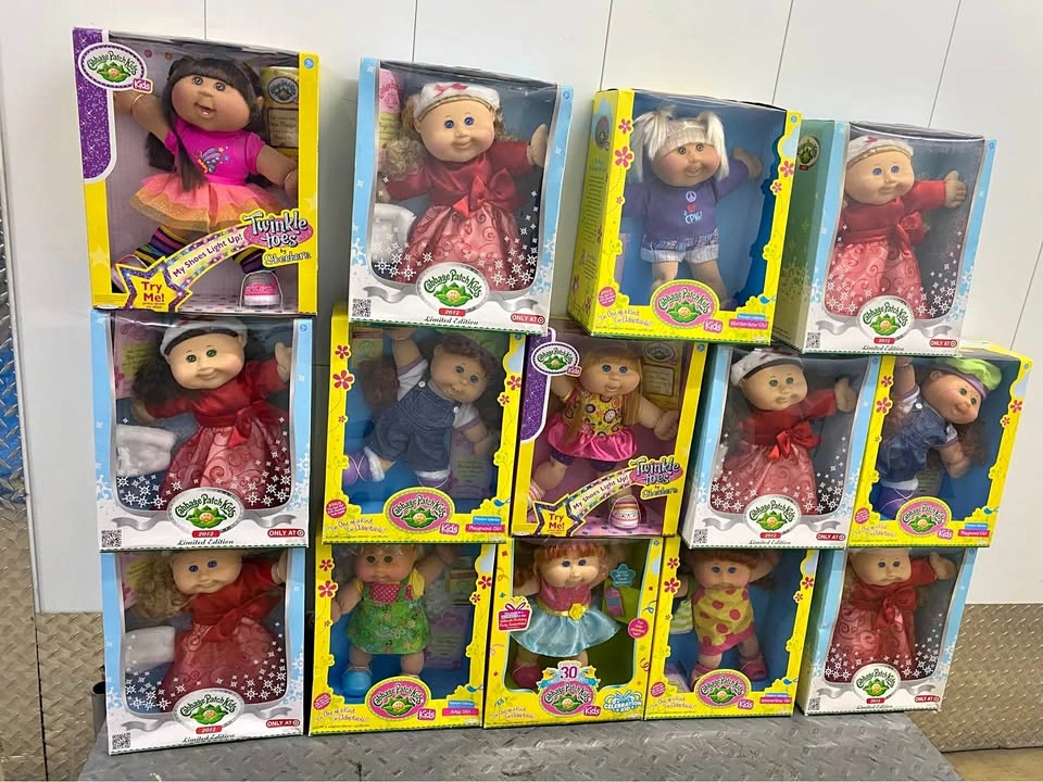 14 Cabbage Patch Kids Dolls - New in Box