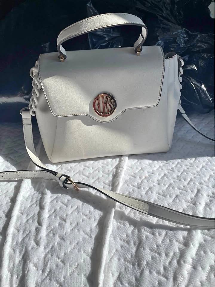 Guess White Crossbody Handbag