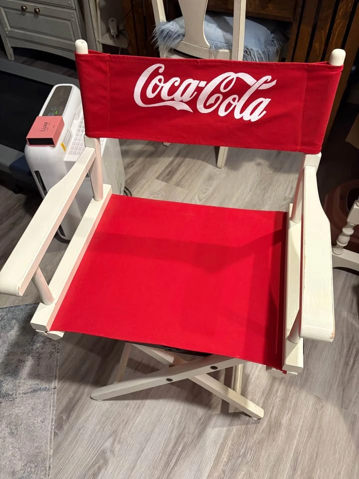 Coca Cola Wooden Directors Chair Vintage - photo 4