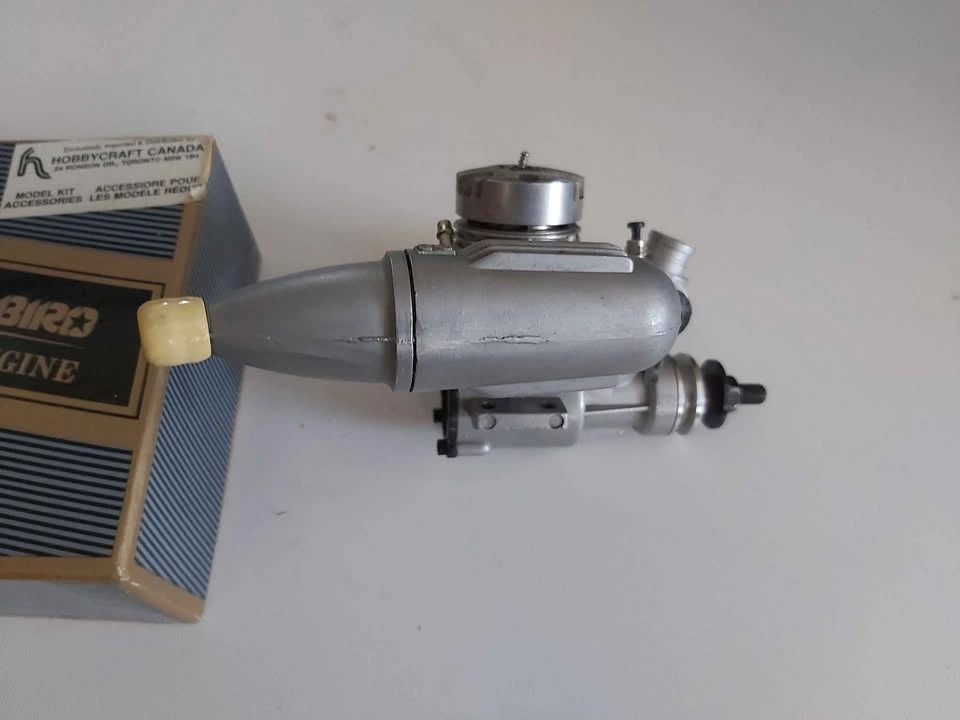 New Vintage Blue Bird 28 Model Aircraft Engine - photo 2