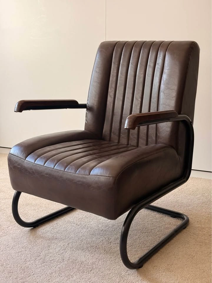 COPPOLA - Brown Vintage Leather Lounge Chair - 2 chairs availabl - photo 2