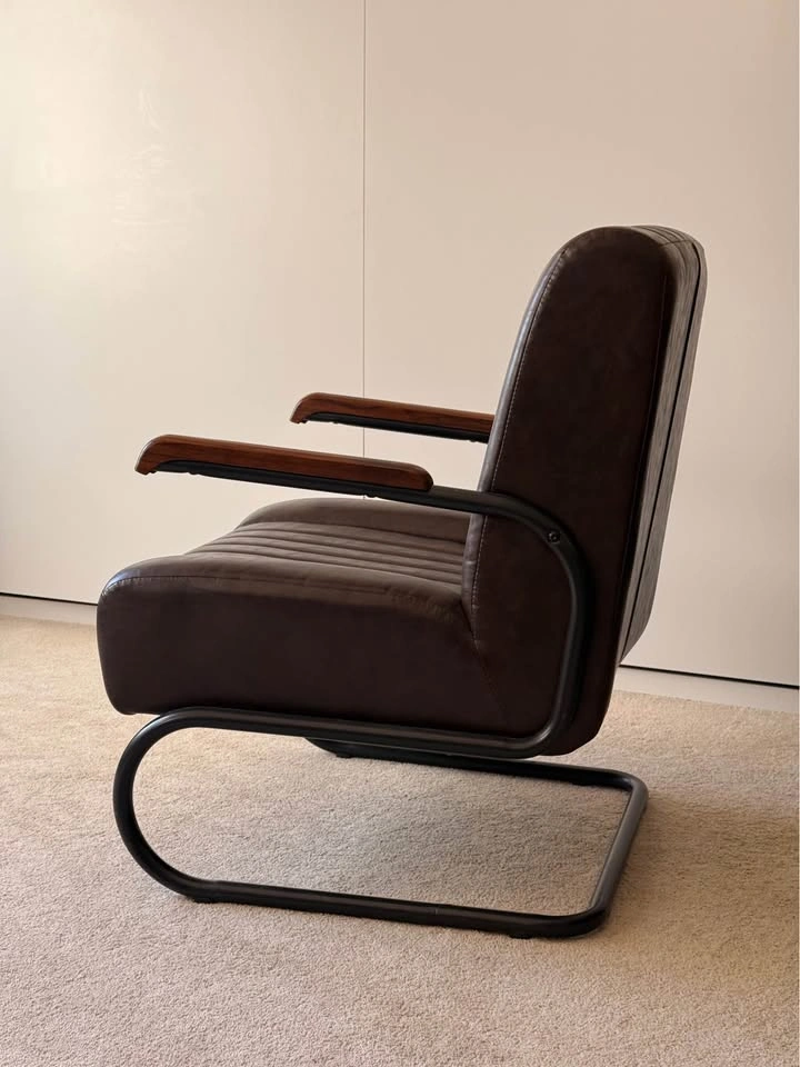 COPPOLA - Brown Vintage Leather Lounge Chair - 2 chairs availabl - photo 3