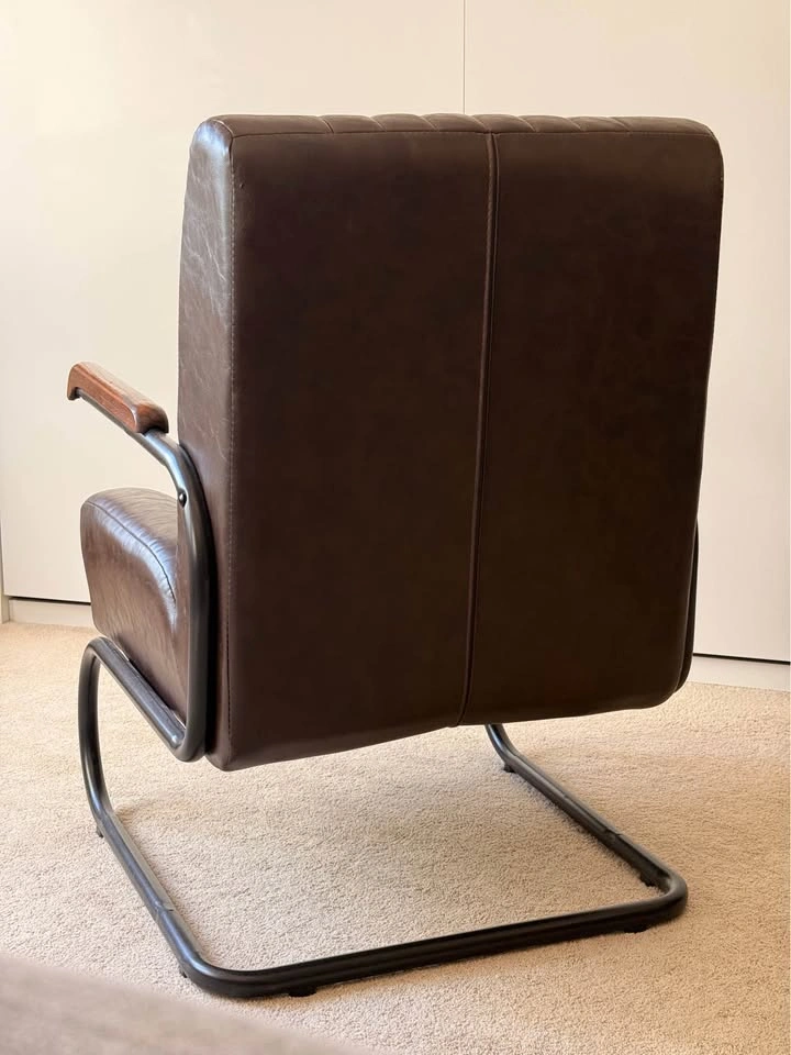 COPPOLA - Brown Vintage Leather Lounge Chair - 2 chairs availabl - photo 4