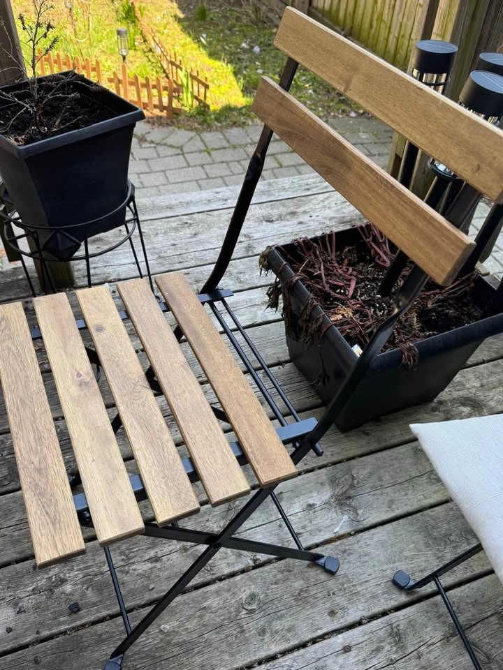 IKEA Outdoor Table & Chair Set - photo 5