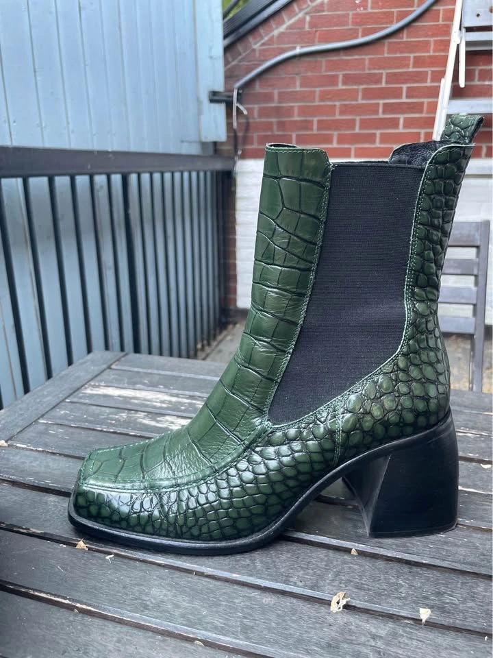 L’intervalle Snake Skin Boots - Size 10 / 41 - photo 2