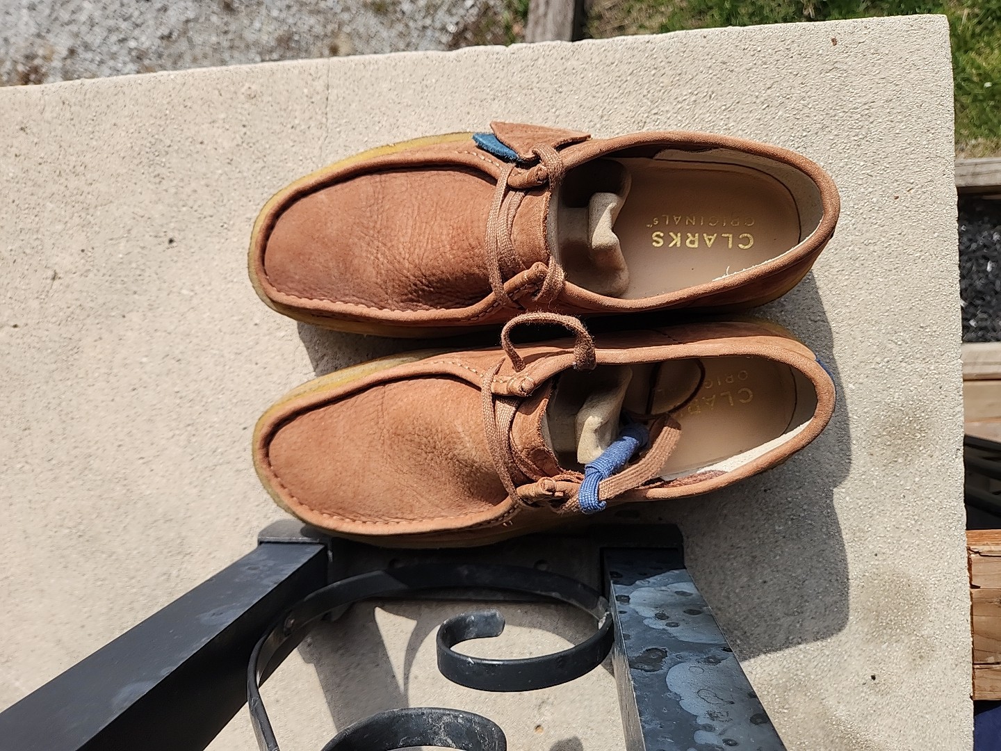 CLARKS Wallabee Cup Tan Nubuck Men's Lifestyle Shoes - photo 3