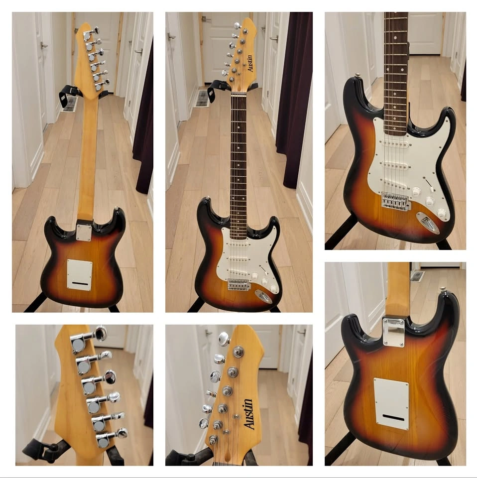 $220 Austin Stratocaster Electric Guitar
