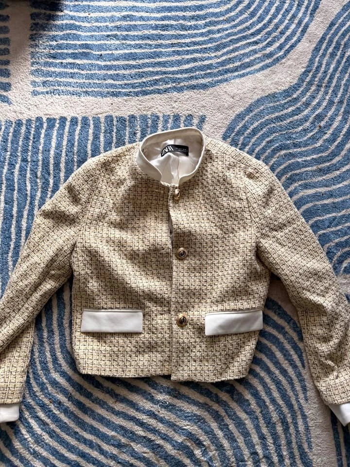 Preppy Cropped Blazer Size S