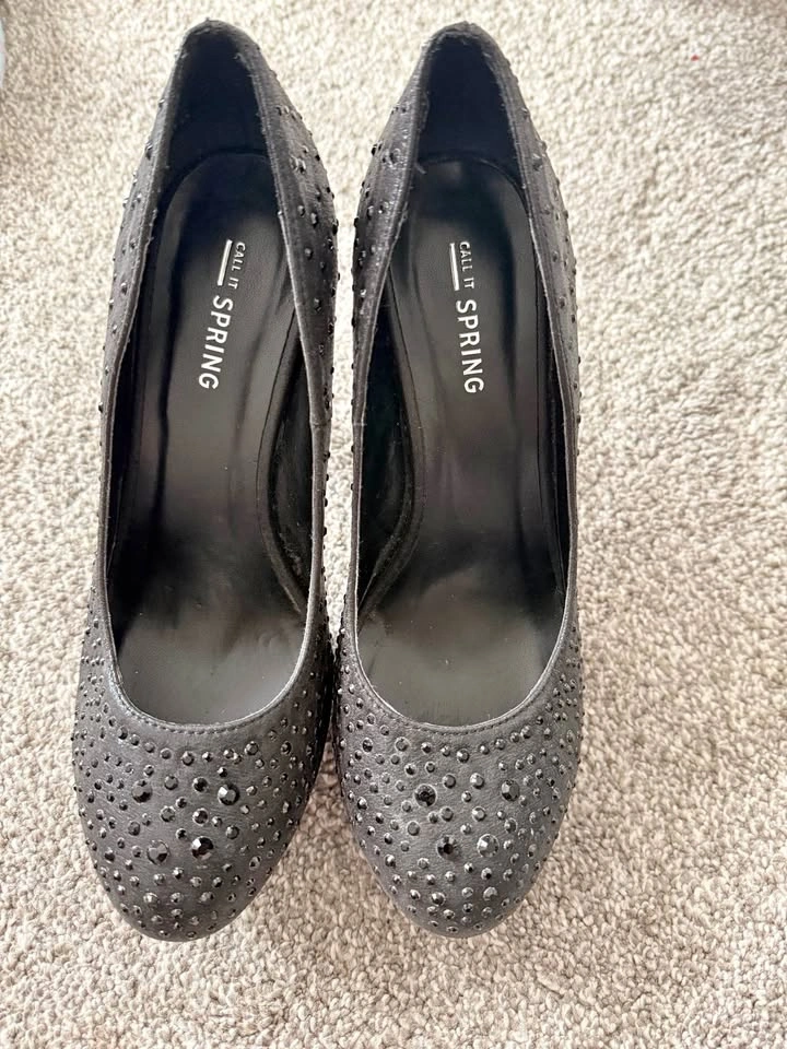 CALL IT SPRING Studded Platform Heels