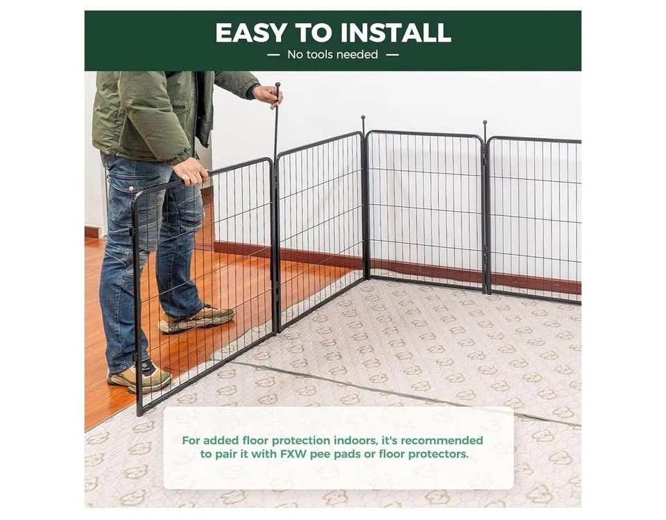 FXW Rollick Unleashed Dog Playpen - 32 inch, 16 Panels - photo 3