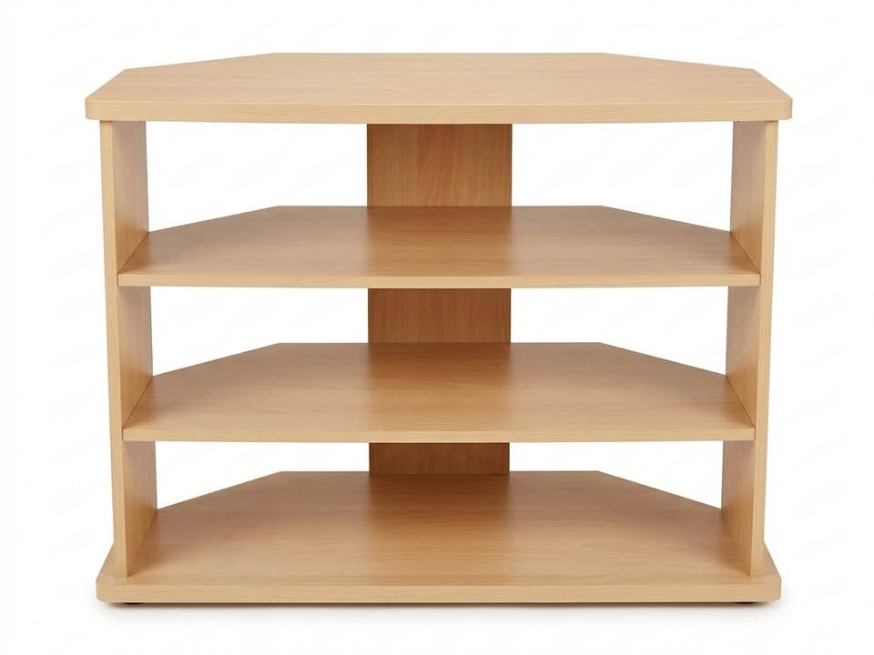 Small TV Stand / Media Console – Light Wood – Compact & Modern - photo 2
