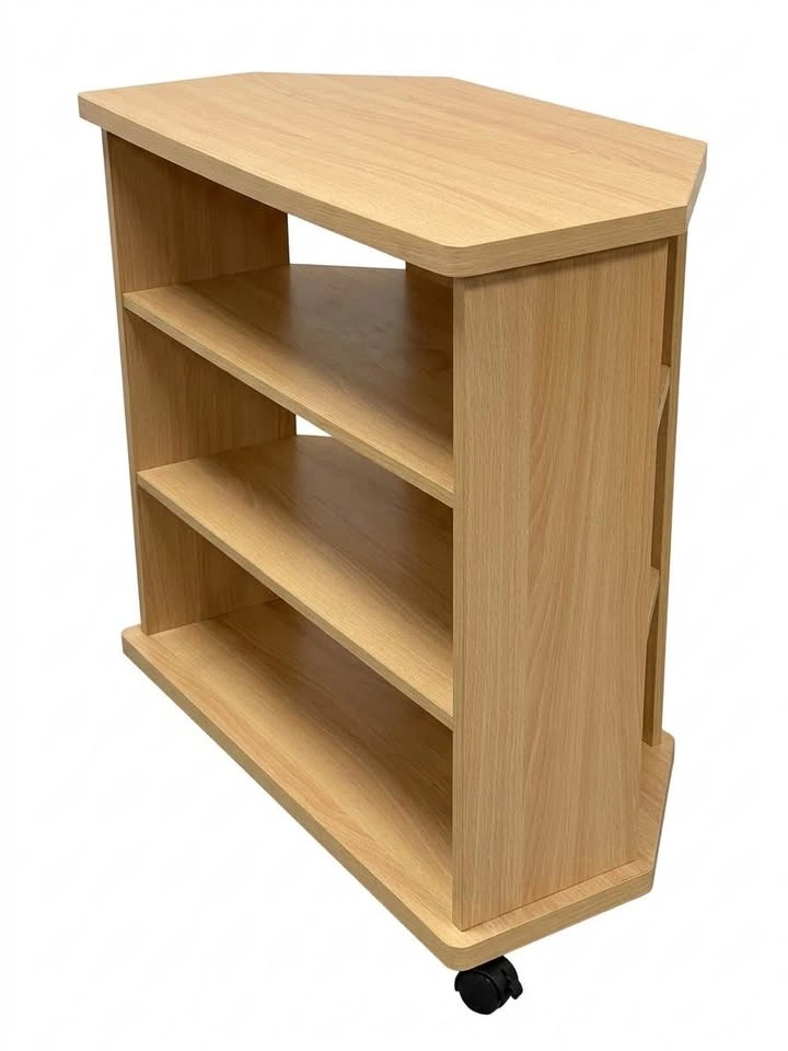 Small TV Stand / Media Console – Light Wood – Compact & Modern - photo 3