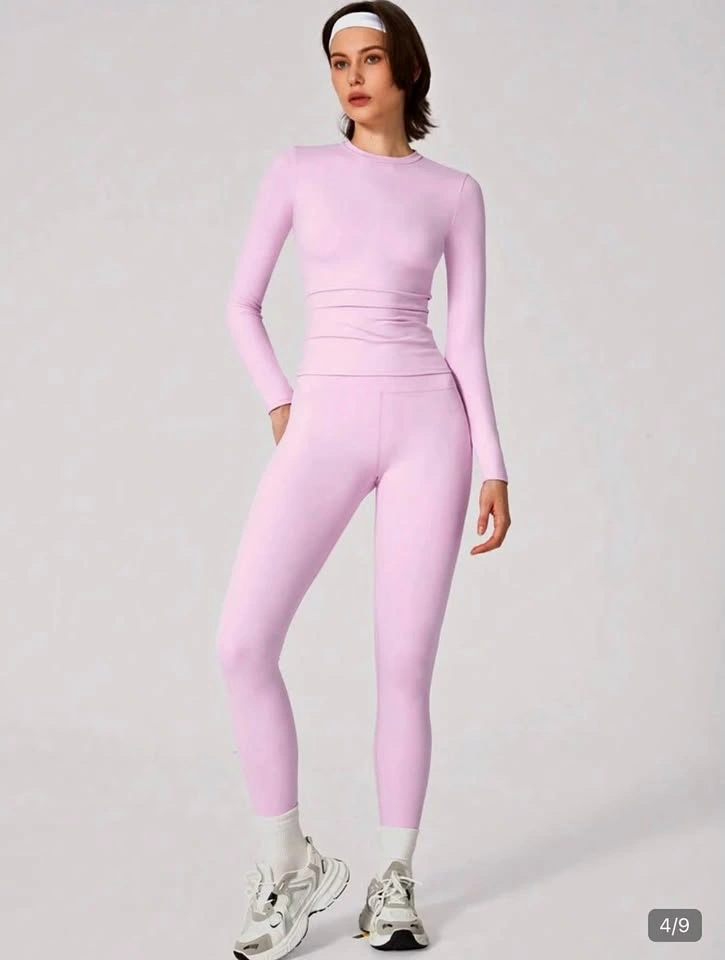 Athleisure Workout Pilates 2 Piece Set & Leggings