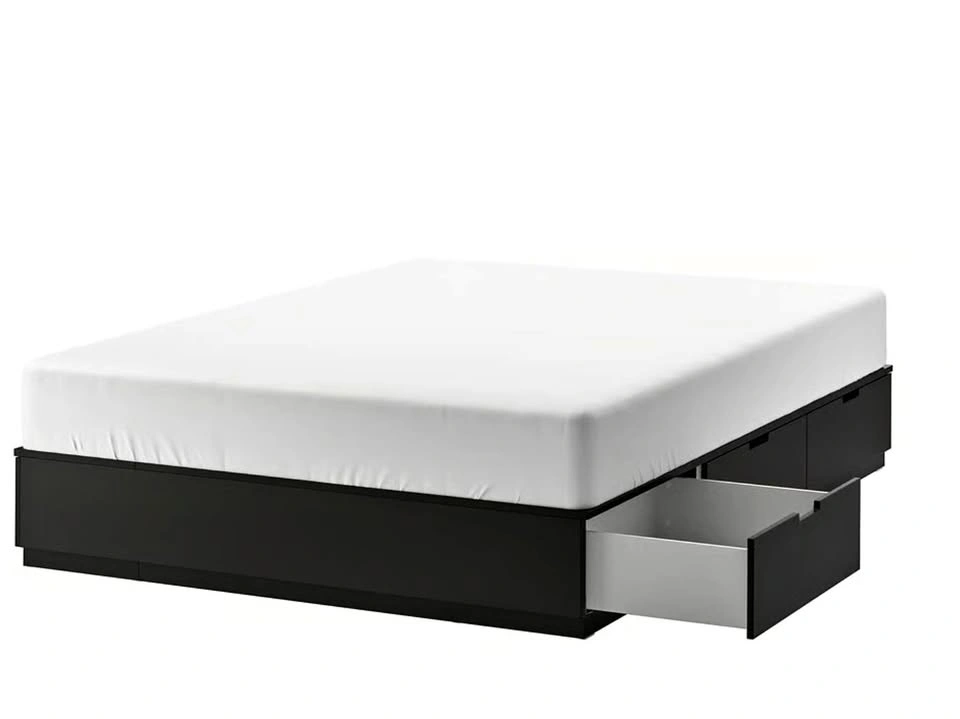 IKEA NORDLI Queen Bed Frame w/ 6 Drawers