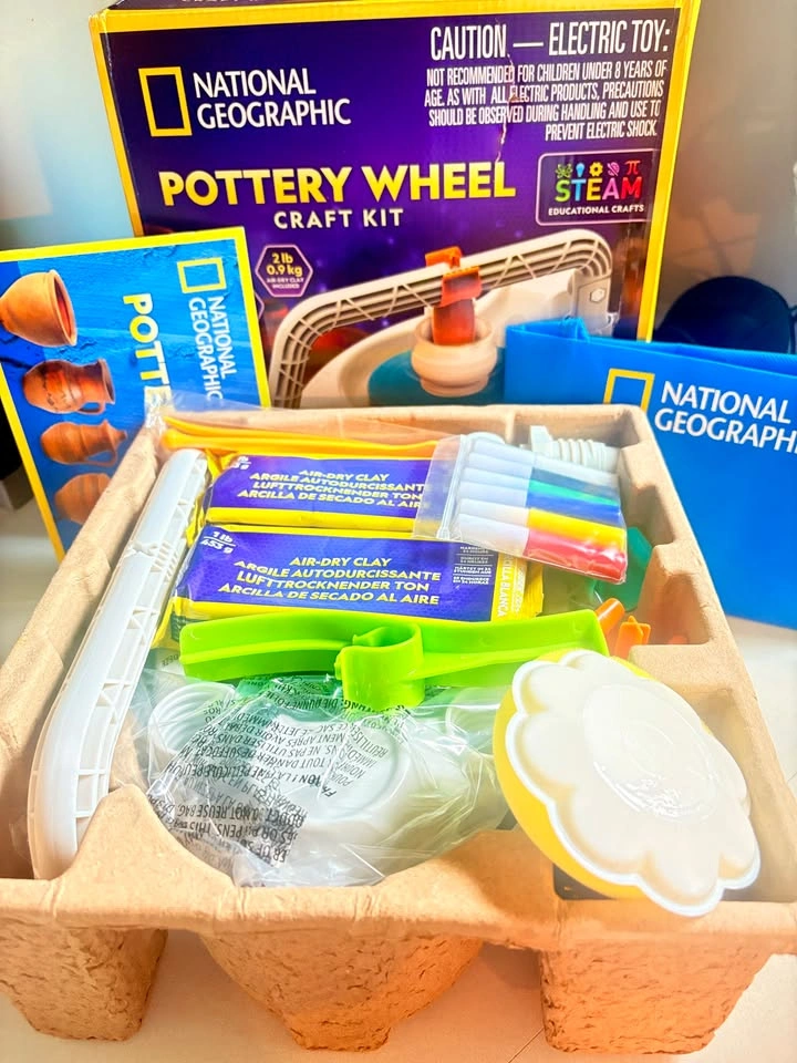 National Geographic Pottery Wheel Kit – Kids Craft Set – BRAND N - photo 2