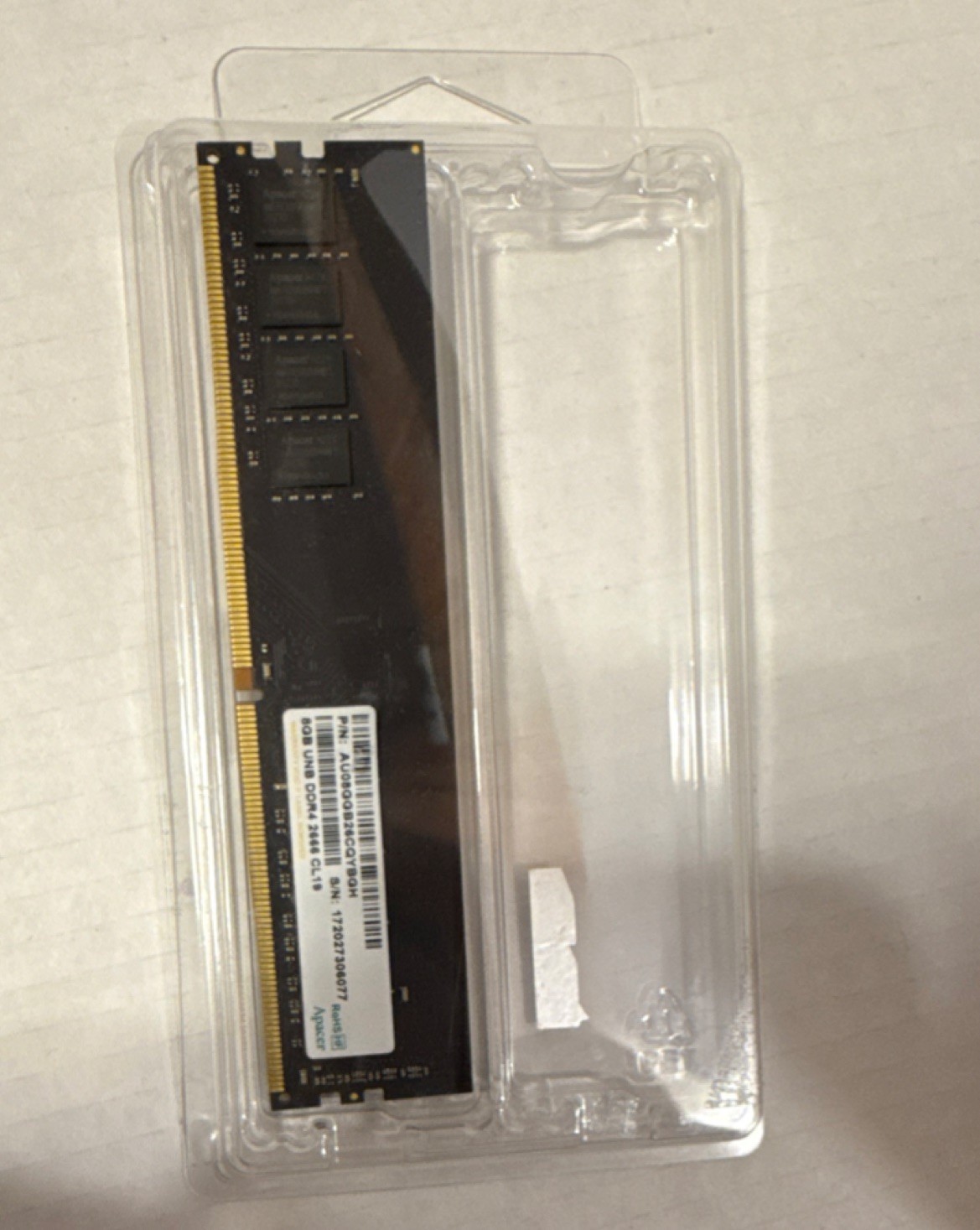 Apacer 8GB DDR4-2866 Desktop Memory Module - photo 2
