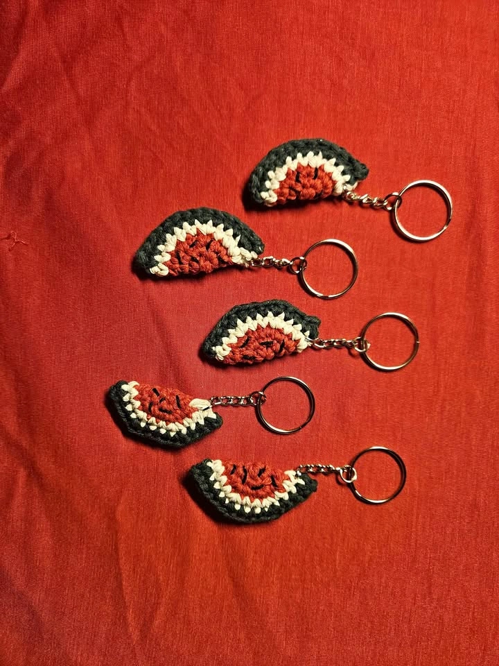 Watermelon Keychain 🌱