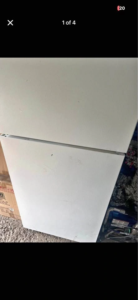 White fridge