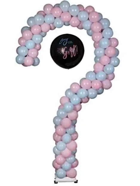 Metal Question Mark Balloon Stand for Baby Gender Reveal thumbnail