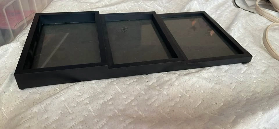 Black 3-Opening Collage Picture Frame - photo 3