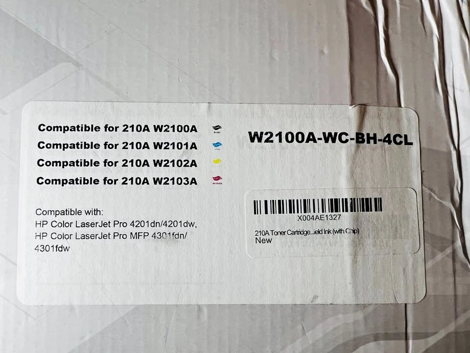 HP Color LaserJet Toner Cartridge Compatible with W2100A W2101A