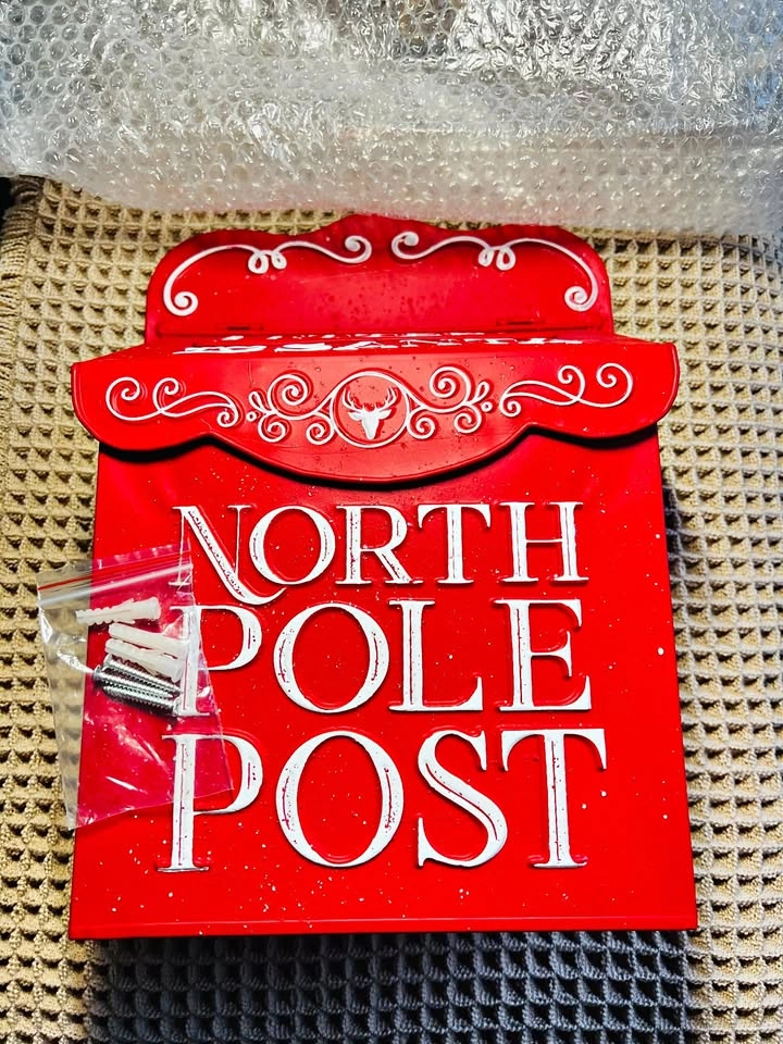 Christmas Santa Mailbox North Pole Post