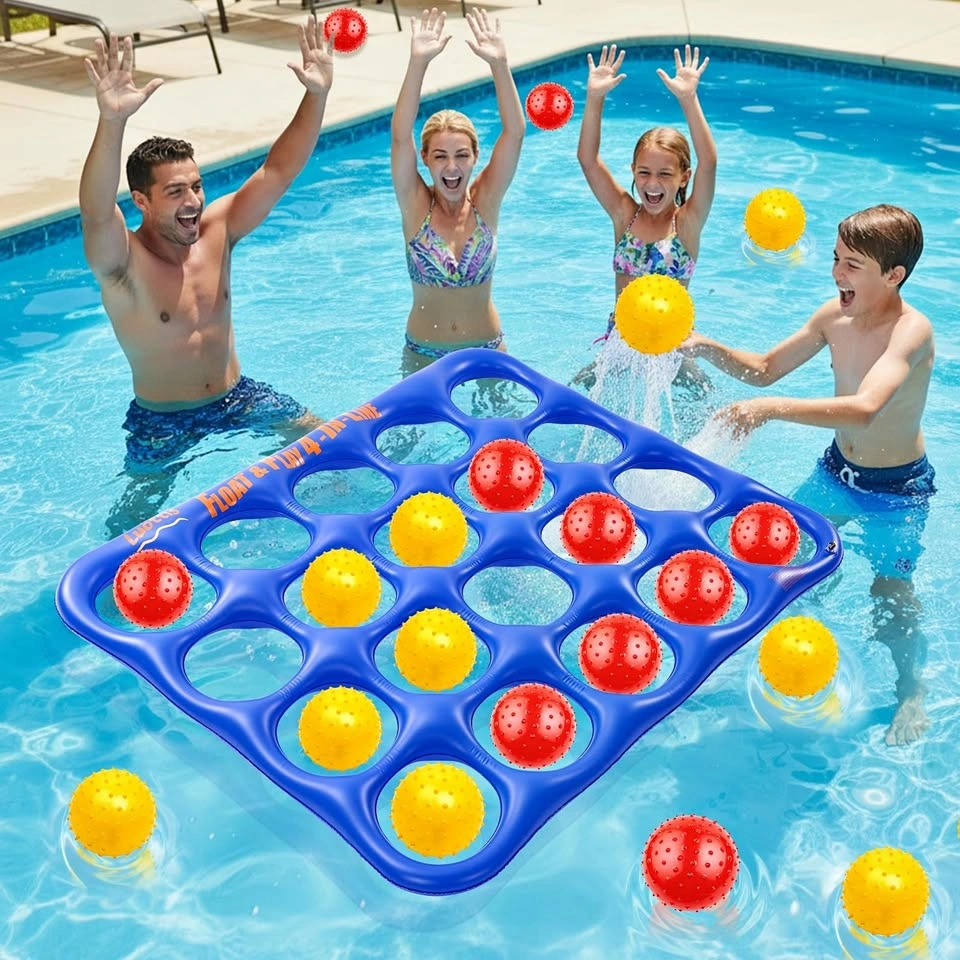 Inflatable 4-in-line Pool Toy Set