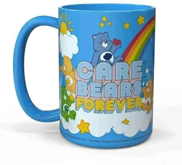 Care Bears 15 oz Care Bears Forever Ceramic Mug, Blue | 2pc thumbnail