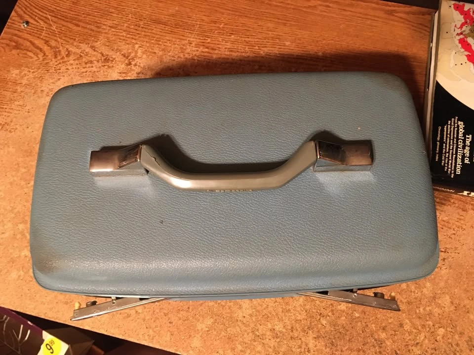 VINTAGE BLUE SAMSONITE MONTBELLO II LUGGAGE TRAVEL CASE - photo 5