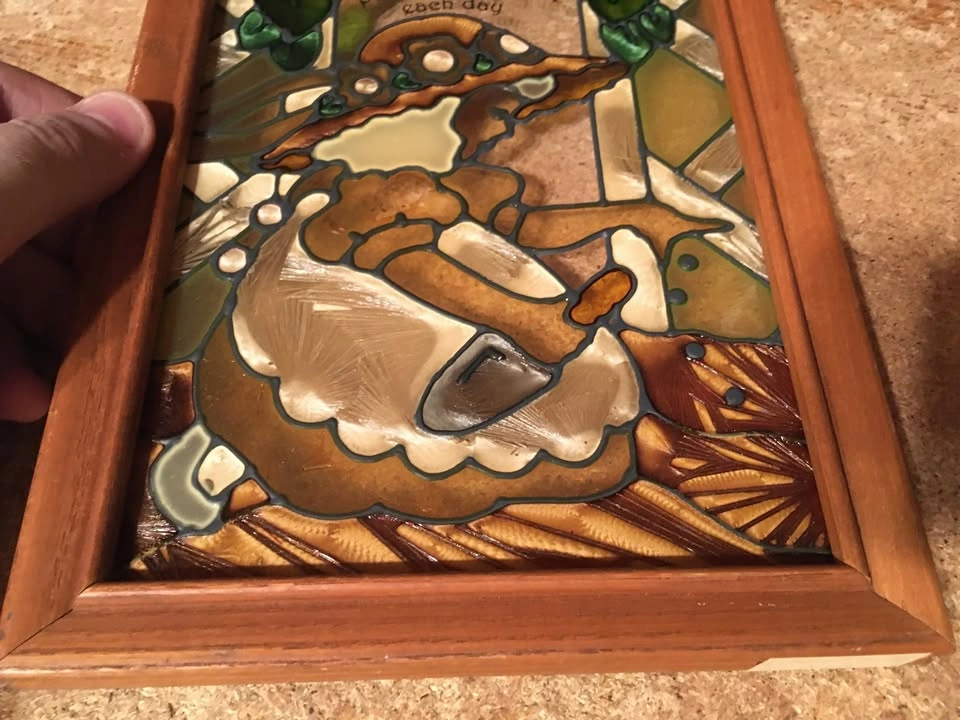 Framed Garden Suncatcher - Girl Planting Seeds - photo 4