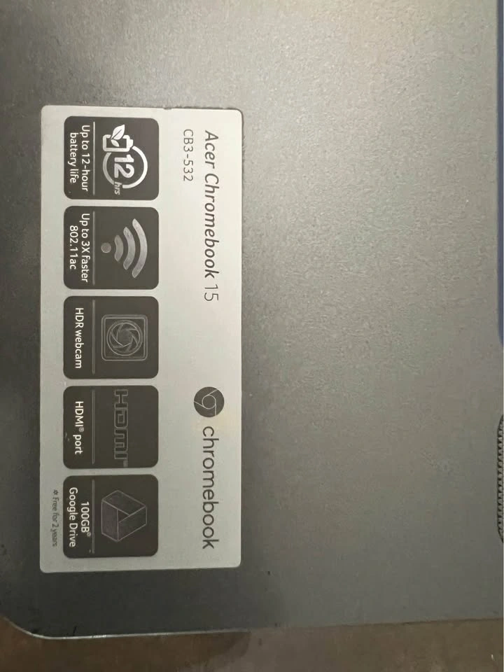 Acer 15 Inch Chromebook - photo 4
