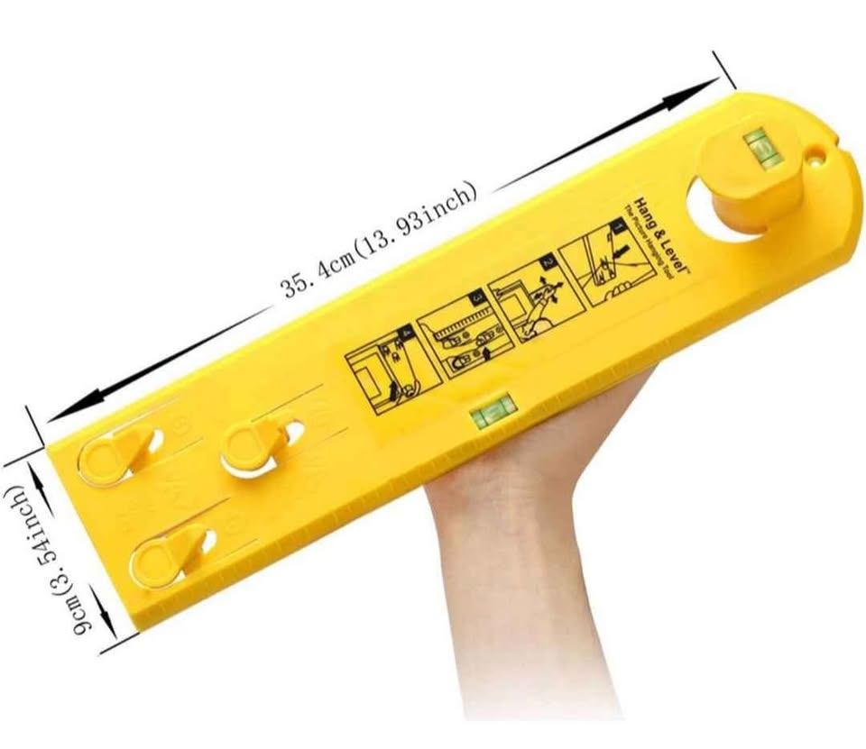 Picture Hanging Tool Portable Picture Hanger Levels | Ruler - photo 3