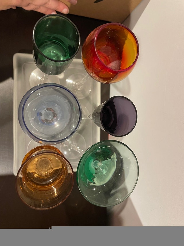 Tall Stemmed Liqueur Glassware with Platter - photo 2