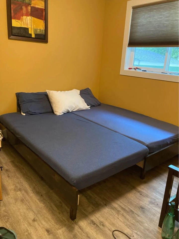 Custom Made Twin Bed Turns to King - photo 3