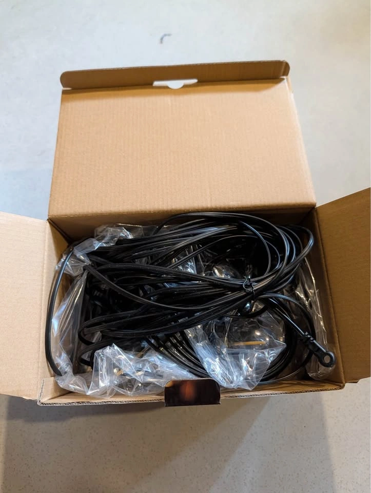 Solar Powered 50ft Outdoor Patio String Lights - photo 2