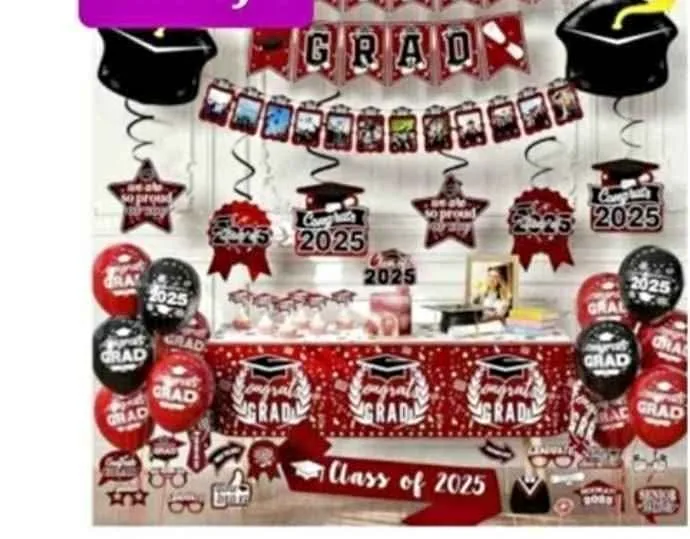 Graduation decorations class of 2025 thumbnail