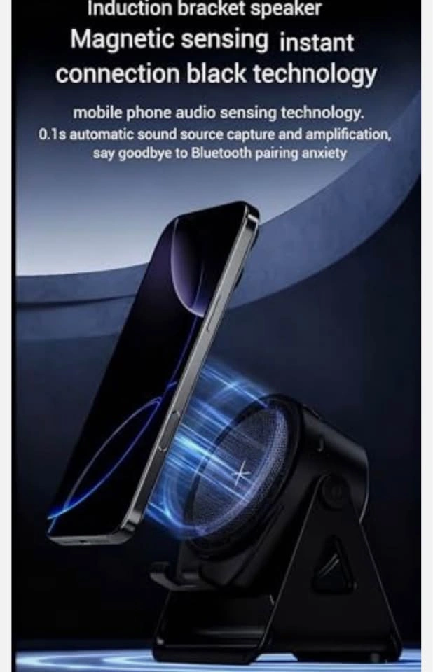 Wireless Induction Speaker, 4-in-1 Charging Station - photo 2