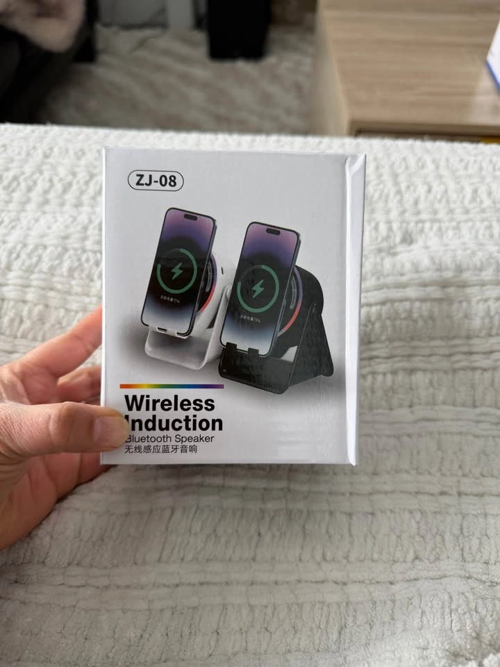 Wireless Induction Speaker, 4-in-1 Charging Station - photo 5