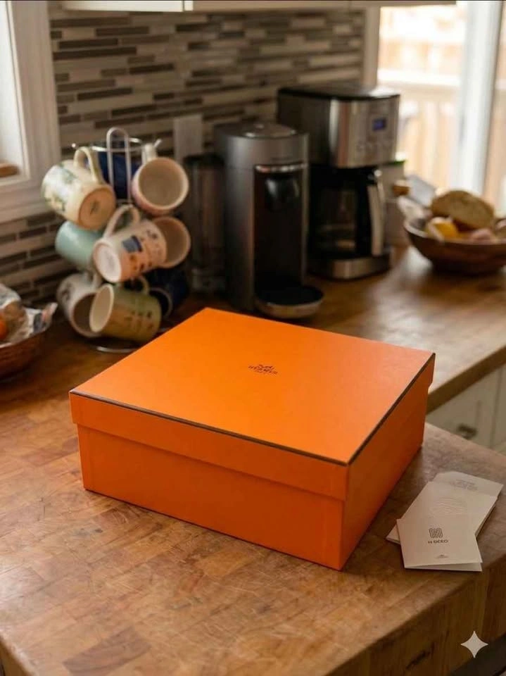 Hermes [BNIB] H-Deco Tea Cup and Saucer Set - photo 2