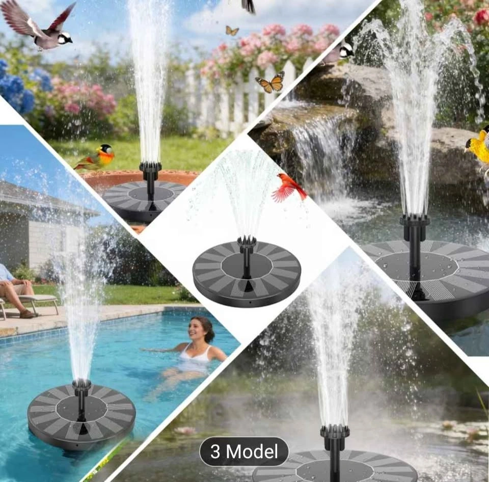 Solar Fountain for Bird Baths, Gardens, Pools - photo 2