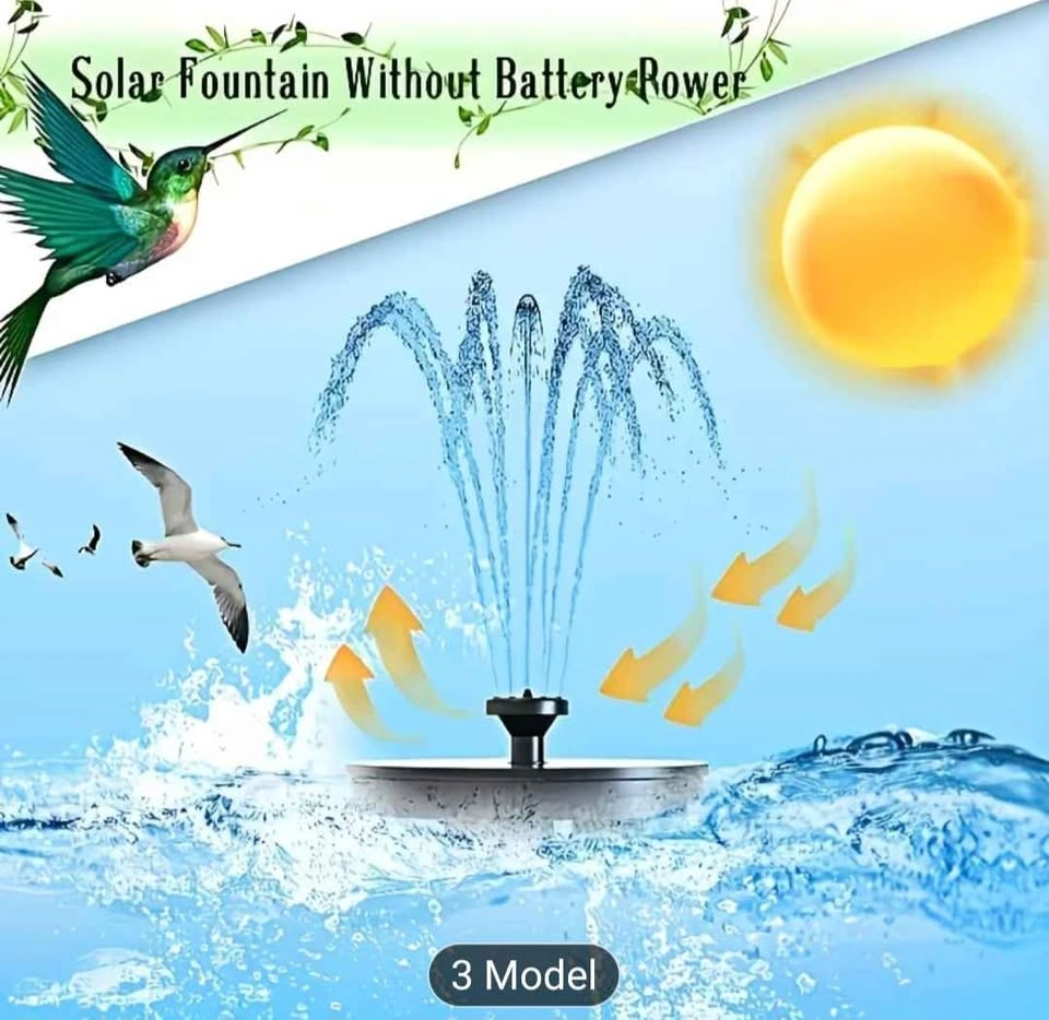 Solar Fountain for Bird Baths, Gardens, Pools - photo 3