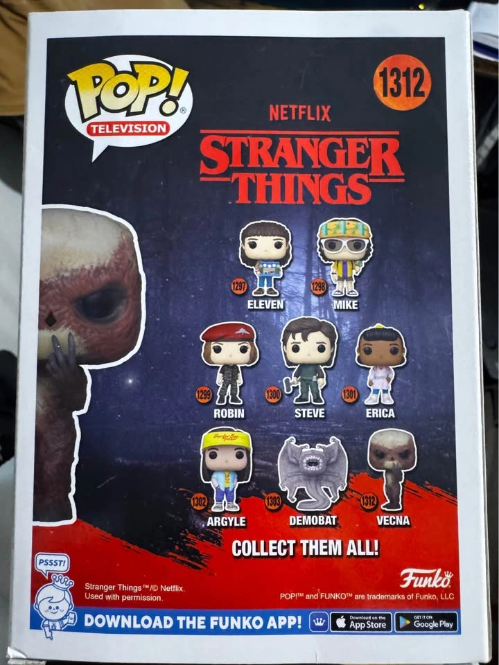 Vecna #1312 Funko POP Television (In-Box) - photo 2