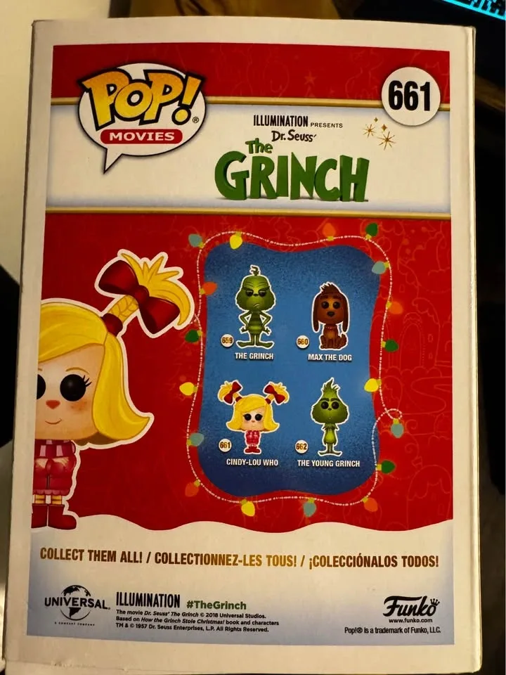 Cindy-Lou Who #661 Funko POP Movies (In-Box) - photo 2
