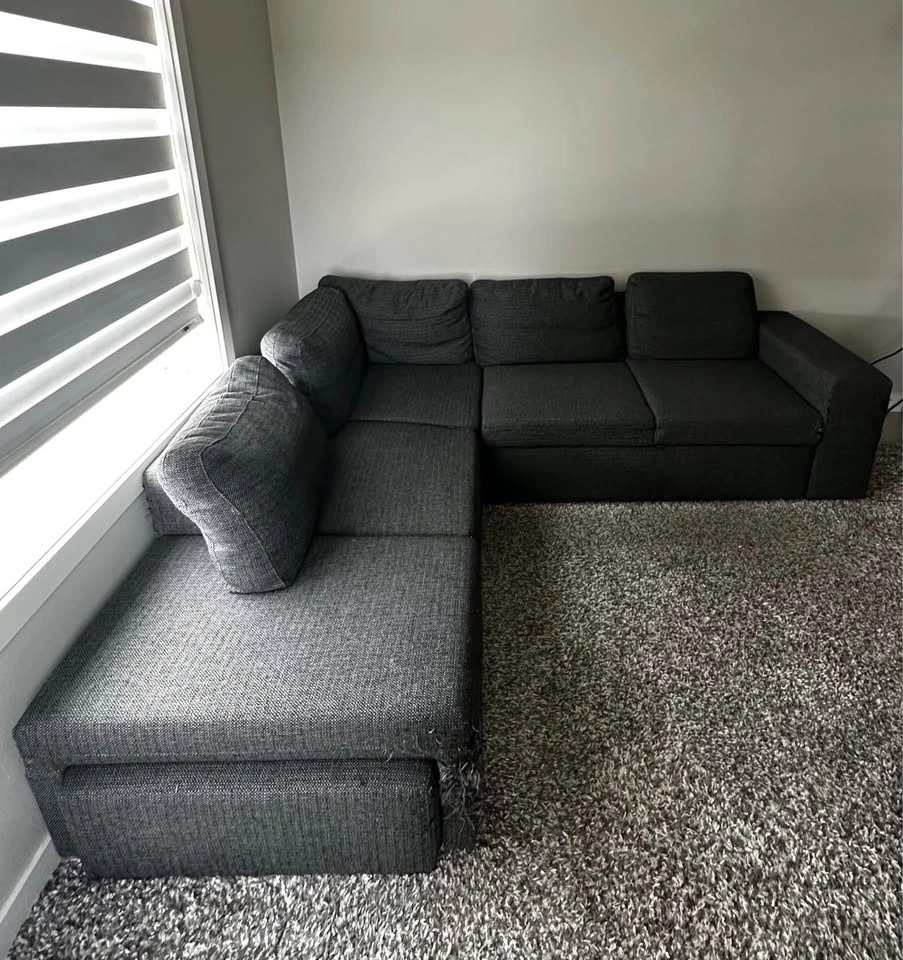 Structube Sectional Pull Out Sofa Bed - photo 5