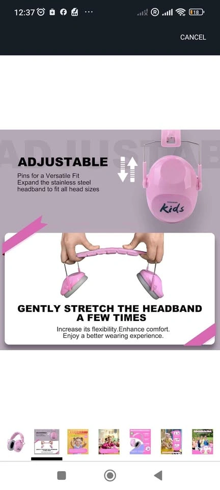 PROHEAR 032 Noise Cancelling Headphones for Kids - photo 2